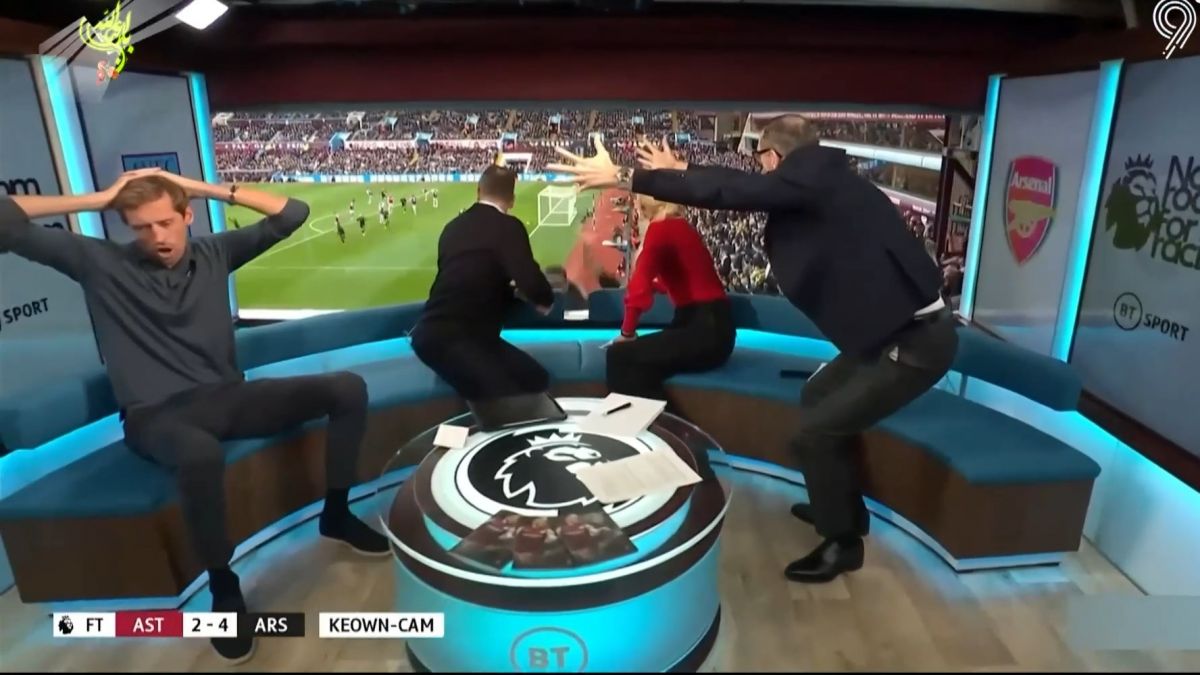 فوتبال 120/ حواشی پایان دیدار تماشایی استون ویلا 2-4 آرسنال