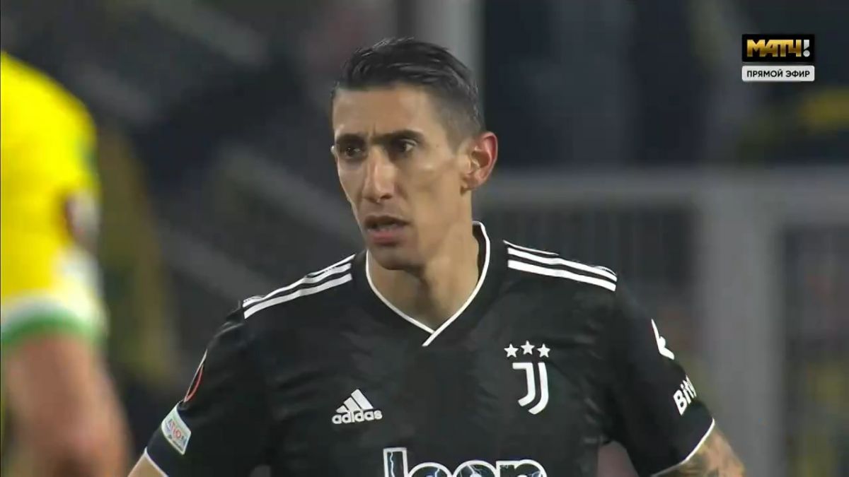 گل سوم یوونتوس به نانت (هت تریک دی ماریا)