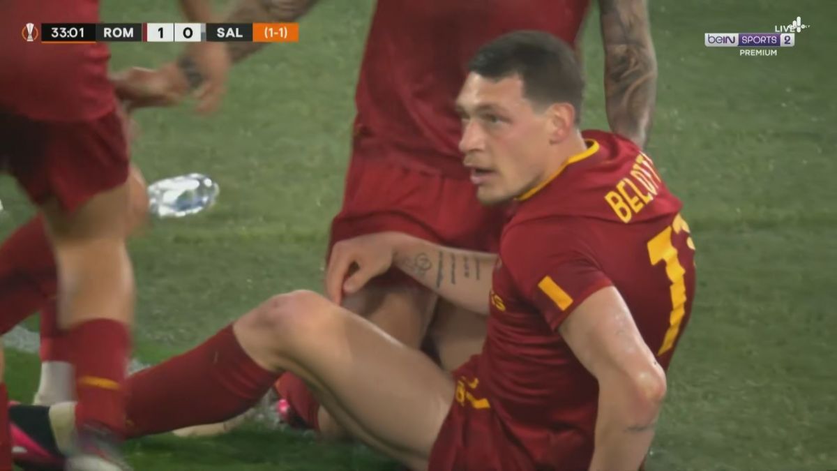 گل اول رم به سالزبورگ (آندره آ بلوتی)