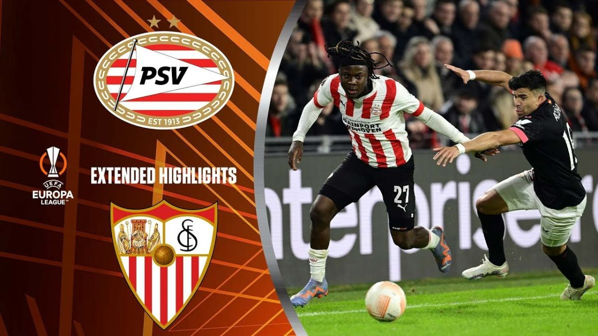 خلاصه بازی آیندهوون 2-0 سویا (لیگ اروپا)