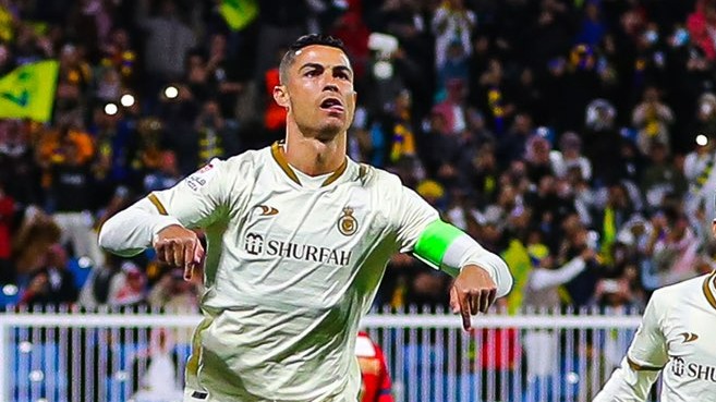 هت تریک رونالدو در بازی ضمک 0-3 النصر (گزارش اختصاصی استادیوم)