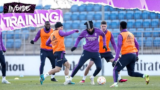 تمرین رئال مادرید برای تقابل با بارسلونا