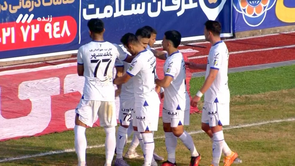 گل اول استقلال به نساجی مازندران (ارسلان مطهری)