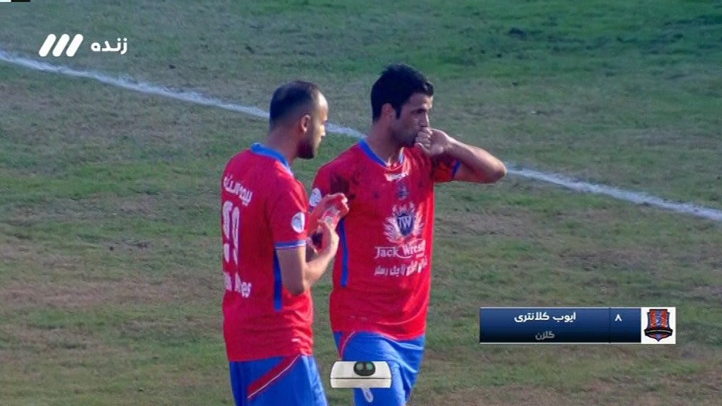 گل اول نساجی به استقلال (سوپرگل ایوب کلانتری)