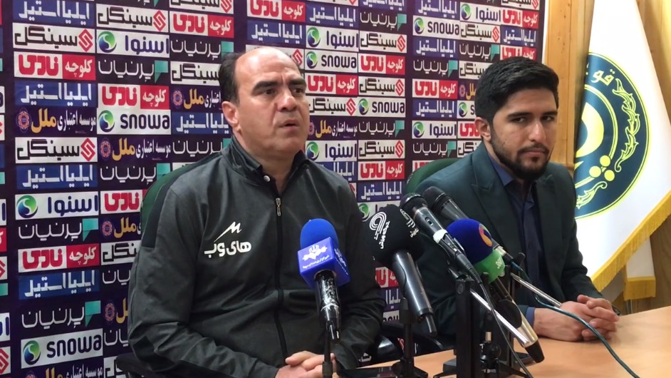 اختصاصی/ کنفرانس خبری بعد از بازی هوادار و مس رفسنجان
