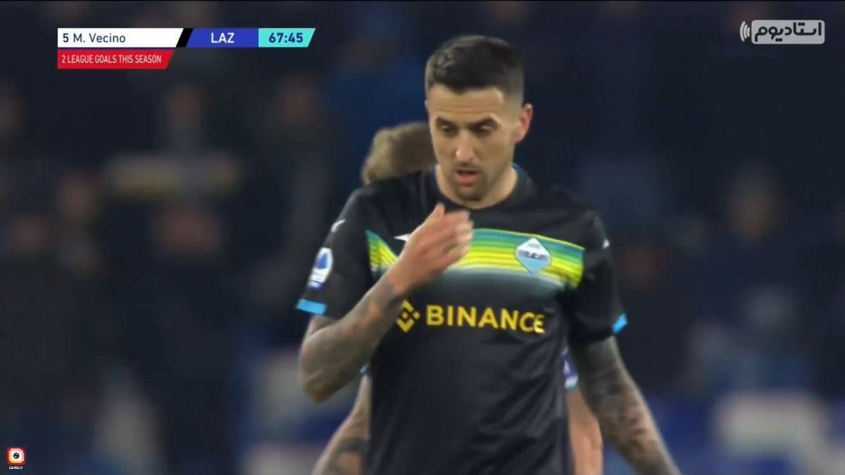 گل اول لاتزیو به ناپولی (گل تماشایی ماتیاس وسینو)