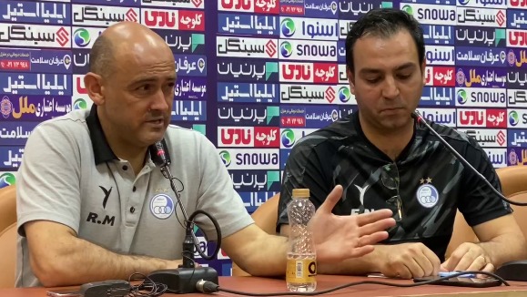 اختصاصی/ کنفرانس خبری روی ماتا پس از دیدار مقابل گل‌گهر