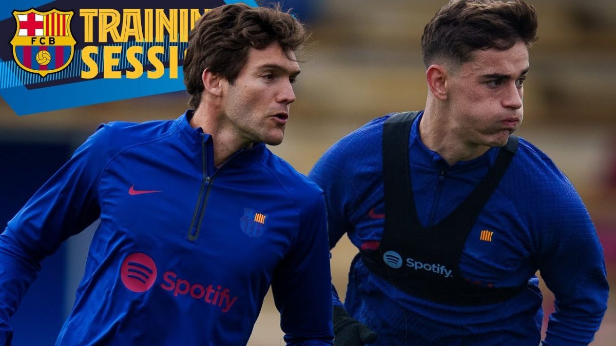 تمرین بارسلونا برای تقابل با اتلتیک بیلبائو