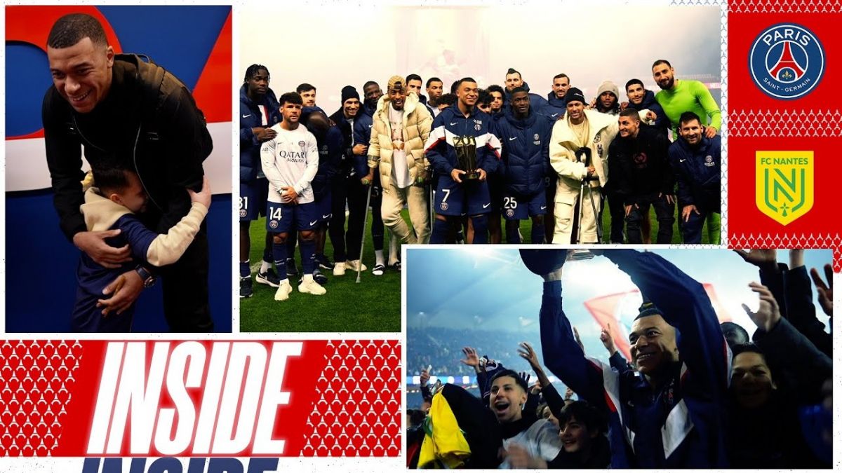 حواشی بازی پاری سن ژرمن 4-2 نانت از زاویه دوربین باشگاه پی اس جی