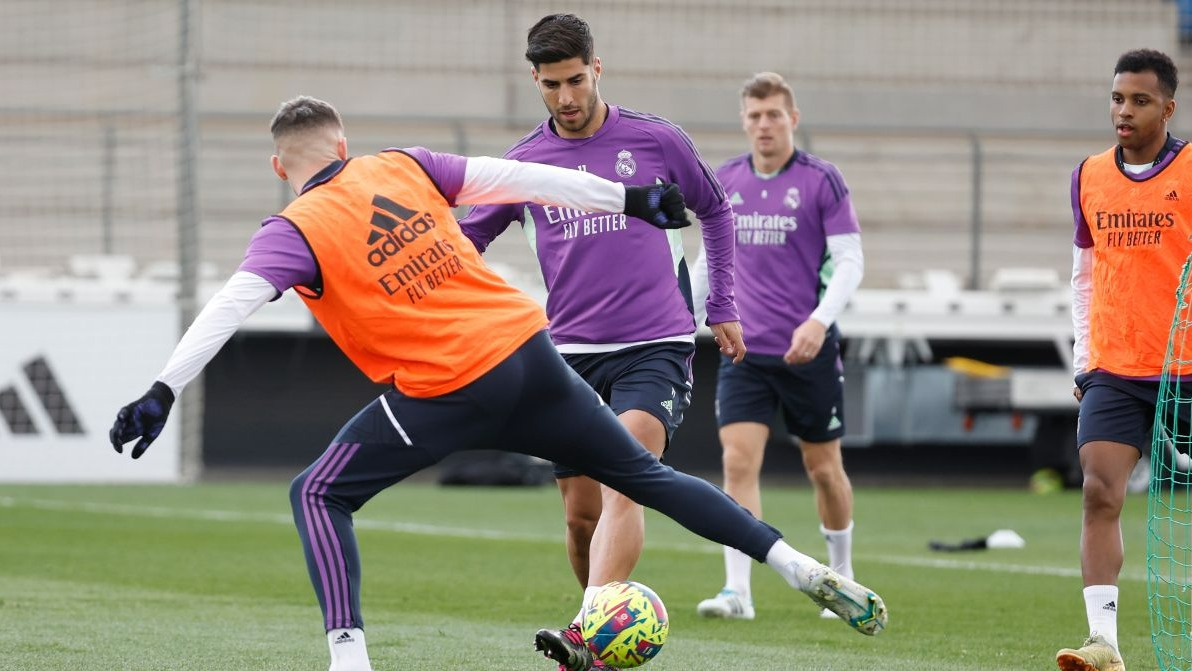 تمرین رئال مادرید برای تقابل با اسپانیول