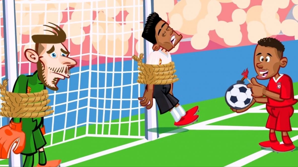 انیمیشن طنز بازی لیورپول 7-0 منچستریونایتد