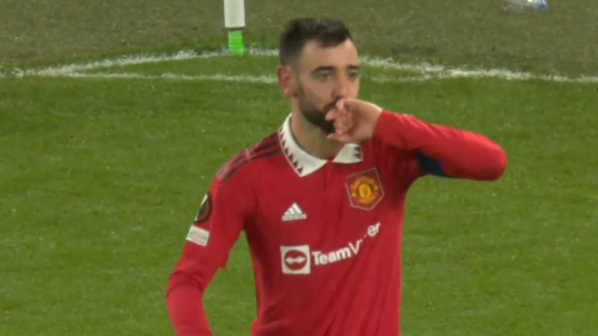 گل سوم منچستریونایتد به رئال بتیس (برونو فرناندز)