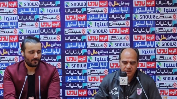 اختصاصی/ صحبت های مربی هوادار در کنفرانس خبری قبل از بازی با مس کرمان