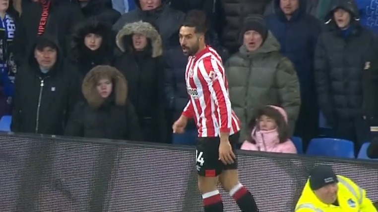 عملکرد سامان قدوس در بازی اورتون 1-0 برنتفورد