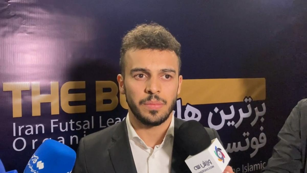 اختصاصی/ مصاحبه سالار آقاپور بازیکن برتر لیگ فوتسال در سال ۱۴۰۱ در حاشیه مراسم برترین‌های فوتسال