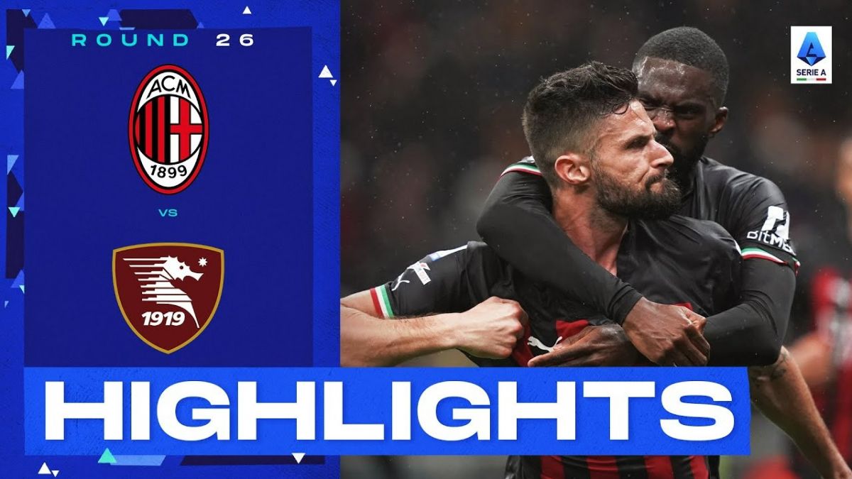 خلاصه بازی میلان 1-1 سالرنیتانا