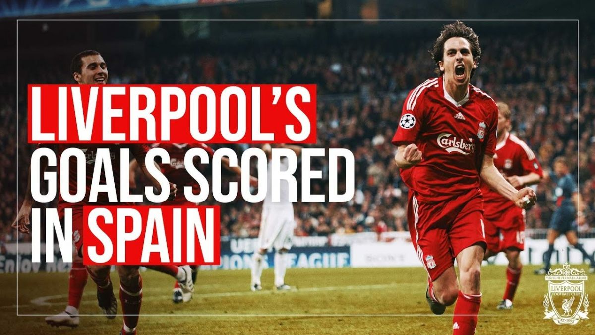 گلهای لیورپول در ورزشگاه خانگی تیم های اسپانیایی