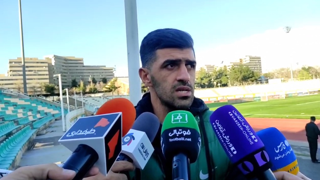 اختصاصی/ صحبت های حامد شیری در حاشیه بازی سایپا و شمس آذر