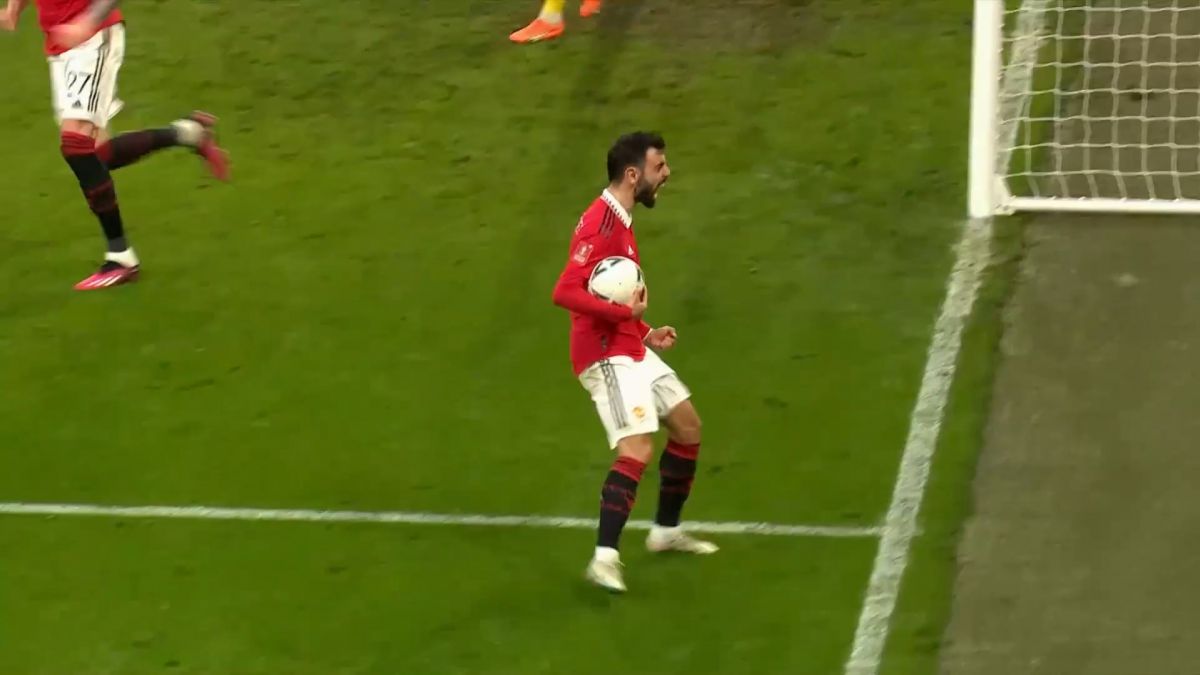 گل اول منچستریونایتد به فولام (فرناندز - پنالتی)