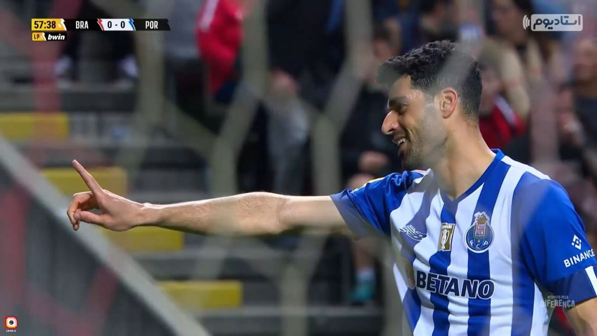 عملکرد مهدی طارمی در بازی براگا 0-0 پورتو