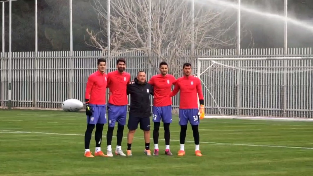 اختصاصی/ عکس یادگاری دروازهبانهای تیم ملی با دینکا آلین