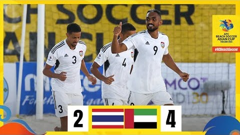 خلاصه بازی فوتبال ساحلی تایلند 2-4 فوتبال ساحلی امارات
