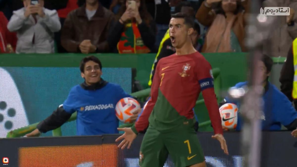 گل چهارم پرتغال به لیختن اشتاین (دبل و ایستگاهی زیبای رونالدو)