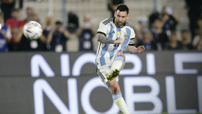 عملکرد لیونل مسی در بازی آرژانتین 2-0 پاناما