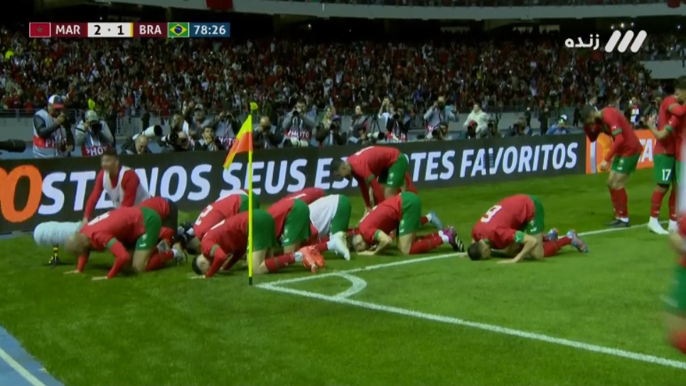 گل دوم مراکش به برزیل (ضربه زیبای عبدالحمید صبیری)