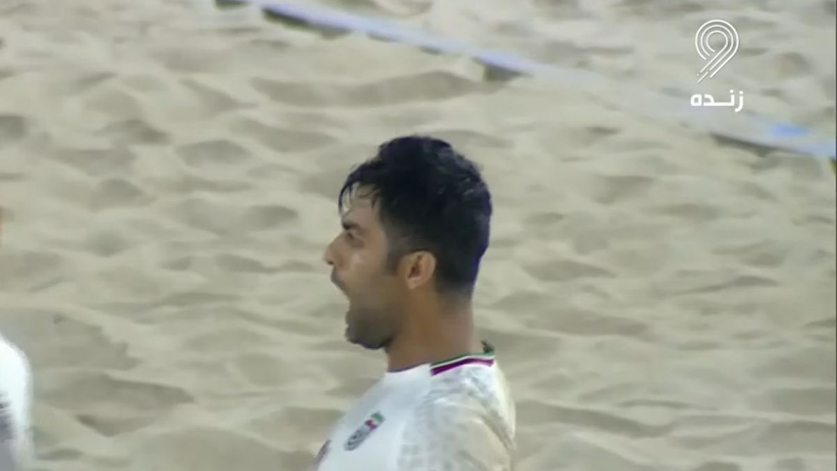 گل سوم ایران به ژاپن توسط مسیگر (فینال فوتبال ساحلی قهرمانی آسیا 2023)