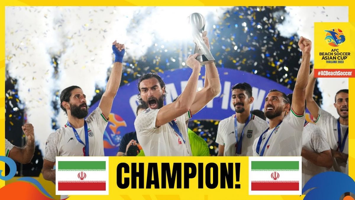 کلیپ ویژه ای اف سی از مراسم قهرمانی تیم ملی فوتبال ساحلی ایران در آسیا