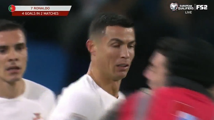 غافلگیر شدن رونالدو در مواجهه با جیمی جامپ!