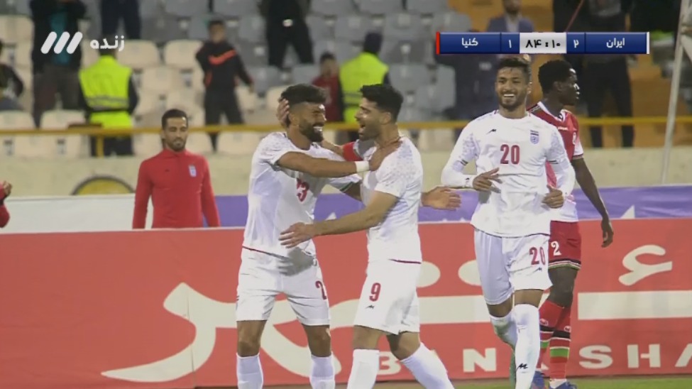 گل دوم ایران به کنیا (رامین رضاییان)