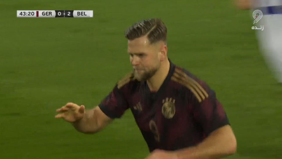 گل اول آلمان به بلژیک (نیکلاس فولکروگ - پنالتی)