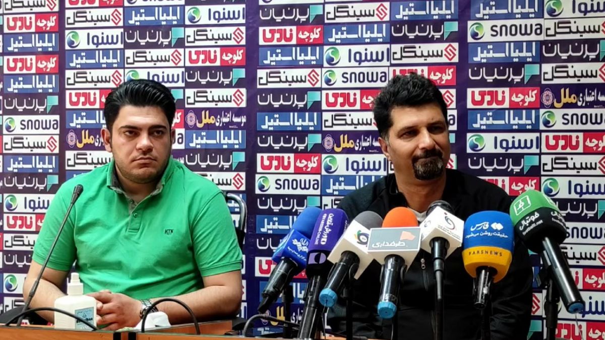 اختصاصی/ کنفراس خبری مجتبی حسینی و منصوریان پیش از تقابل پیکان و فولاد