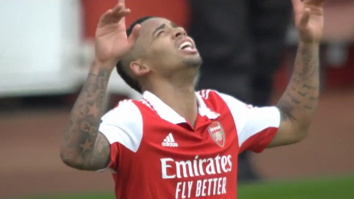 گل اول آرسنال به لیدزیونایتد (ژسوس)