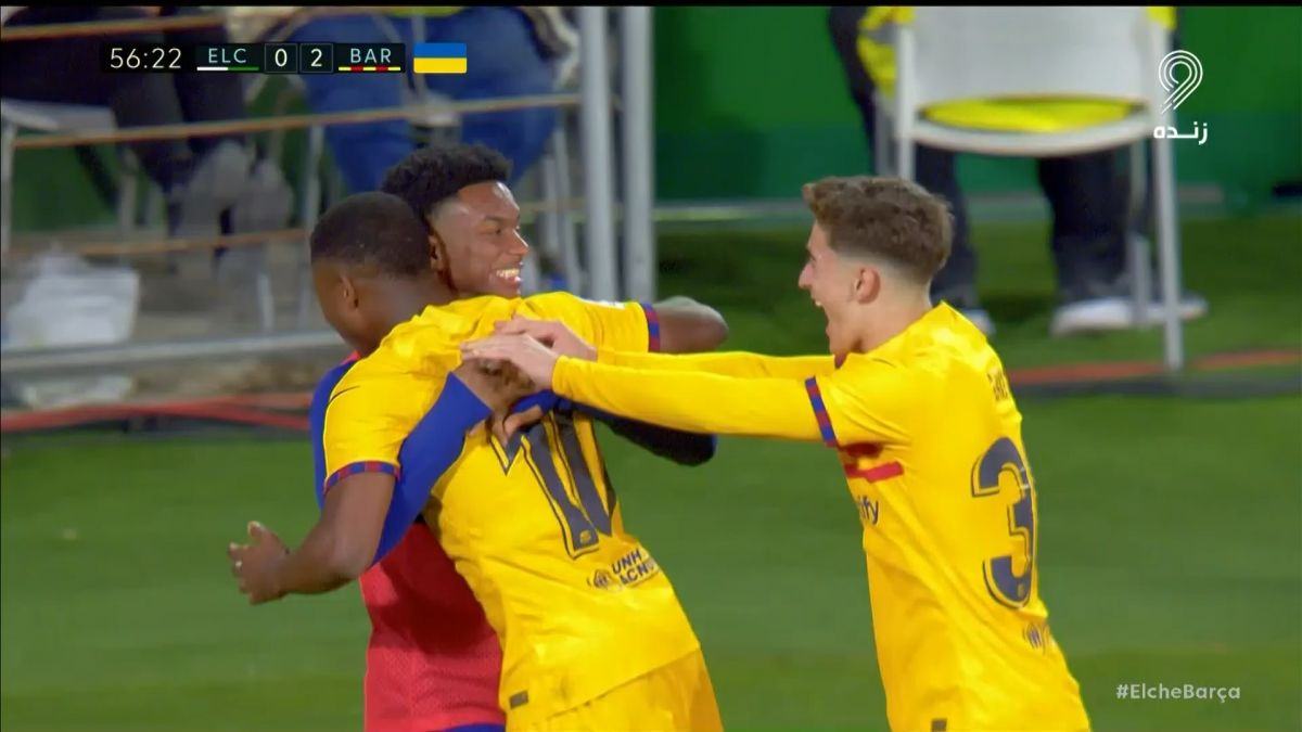 گل دوم بارسلونا به الچه (فاتی)