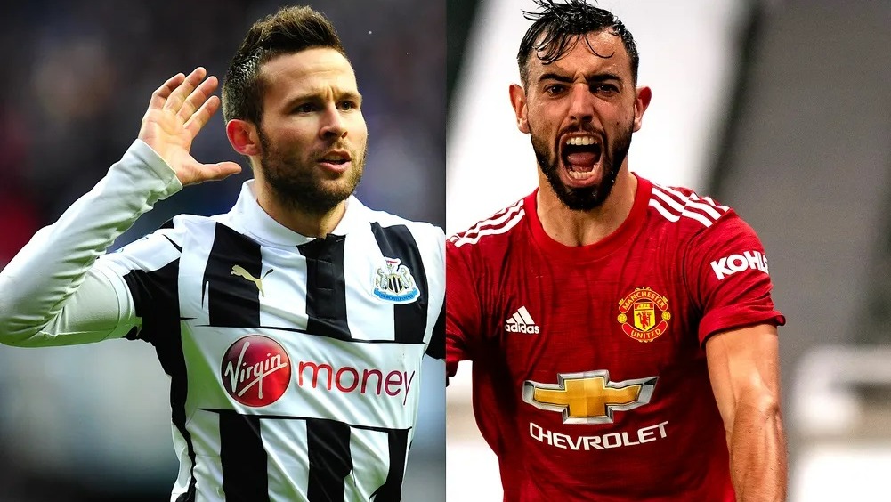 گلهای برتر تقابل نیوکاسل و منچستریونایتد