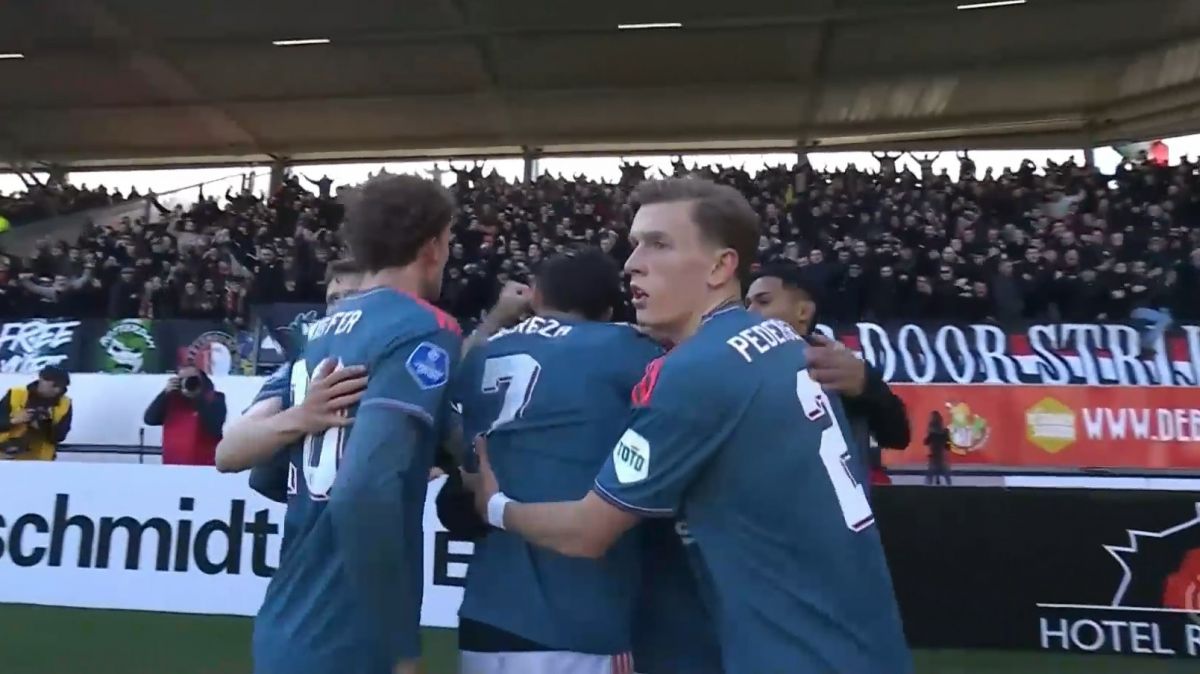 گل دوم فاینورد به اسپارتا روتردام (پاس گل زیبای علیرضا جهانبخش)