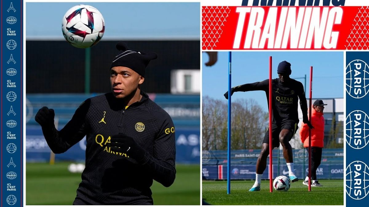 تمرینات پاری سن ژرمن برای دیدار مقابل نیس