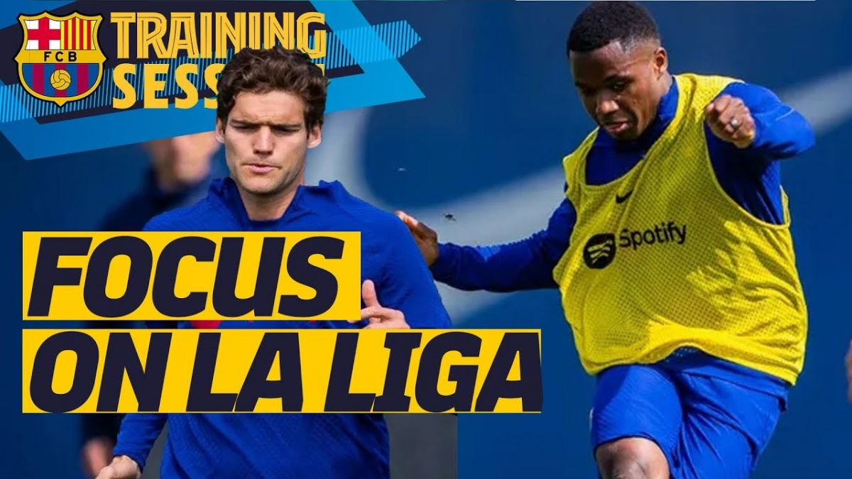 تمرین بارسلونا بعد از حذف از کوپا دل ری (17 فروردین)
