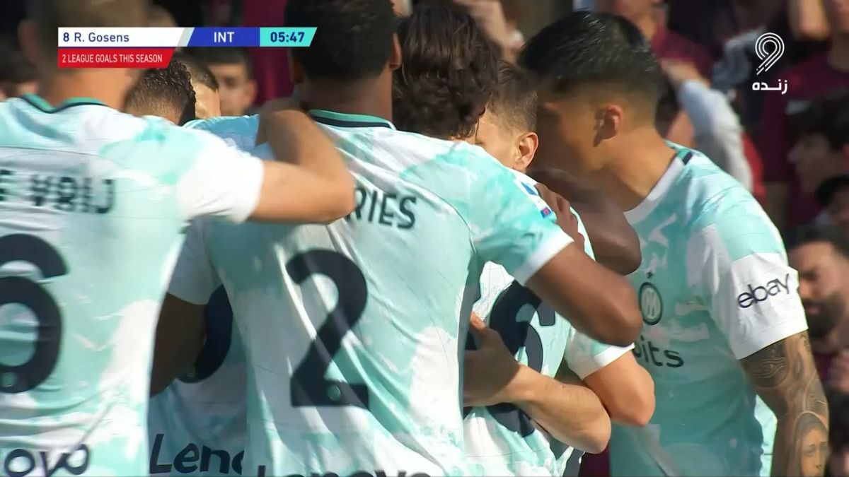 گل اول اینتر به سالرنیتانا (گوزنس)