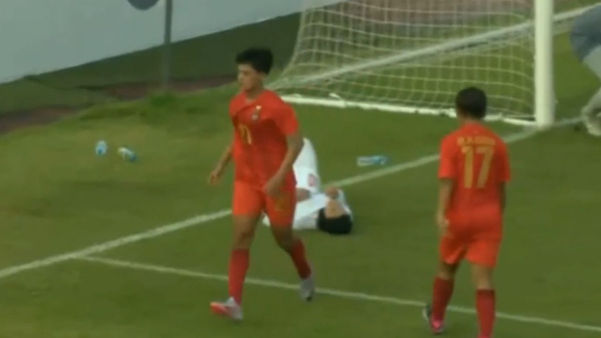 گل اول میانمار به تیم ملی بانوان ایران