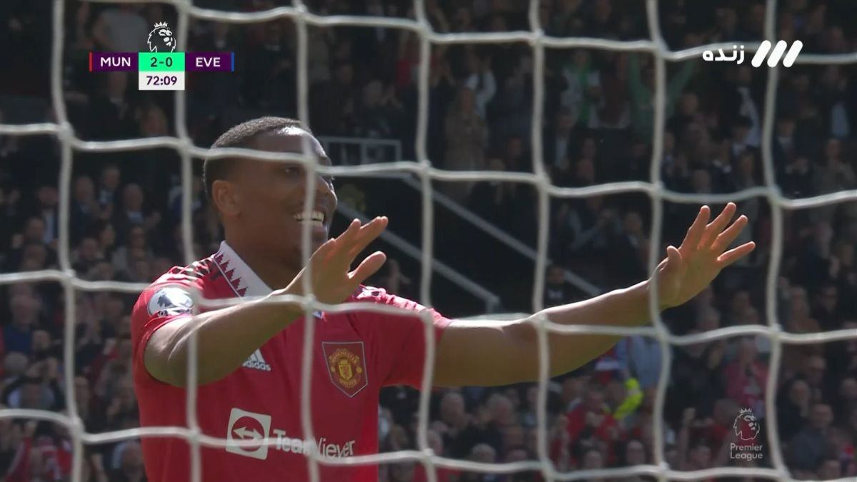 گل دوم منچستریونایتد به اورتون (مارسیال)