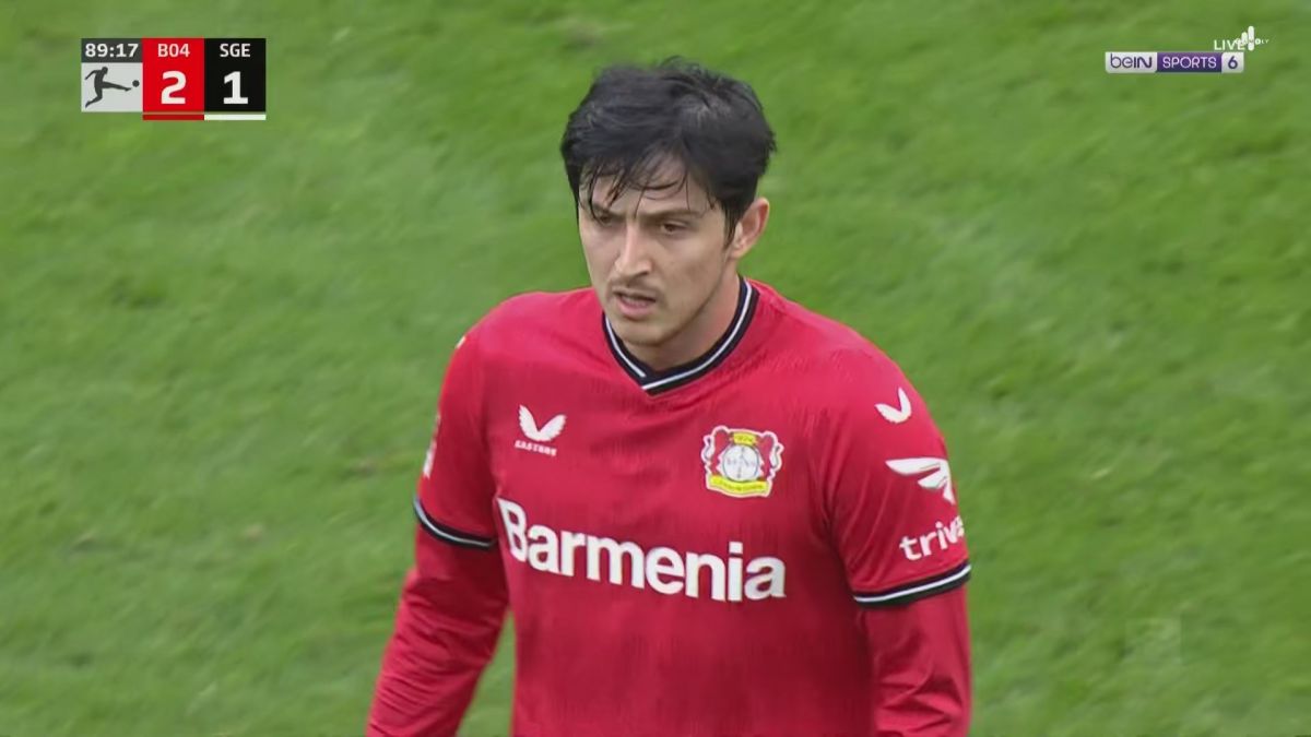 عملکرد سردار آزمون در بازی بایرلورکوزن 3-1 اینتراخت فرانکفورت