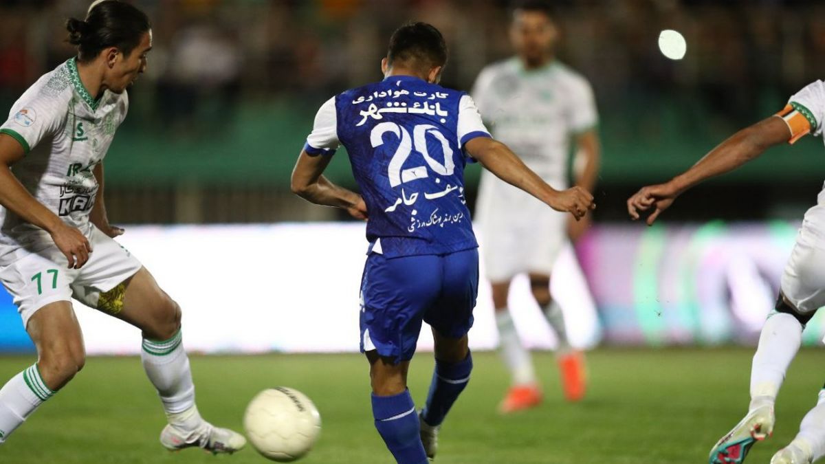 گل مهدی قایدی مقابل آلومینیوم اراک از زاویه دوربین باشگاه استقلال