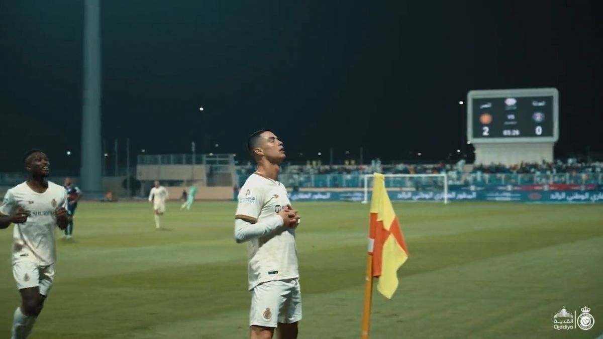 حواشی بازی النصر 5-0 العداله و درخشش رونالدو از زاویه دوربین باشگاه النصر