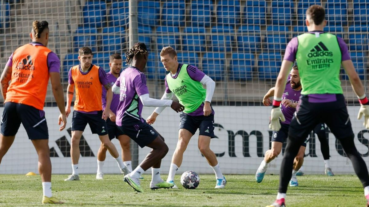 تمرین رئال مادرید برای تقابل با چلسی