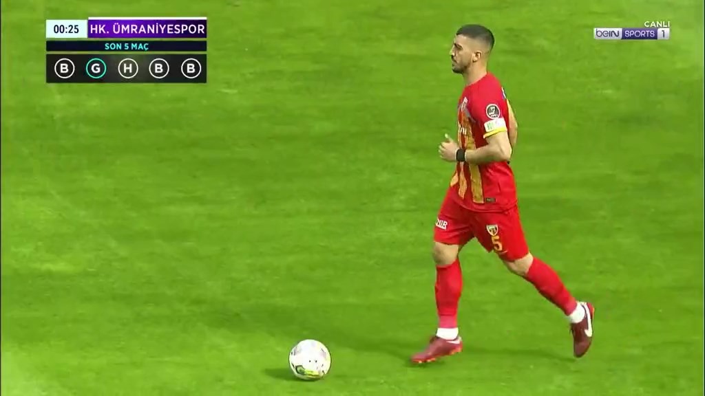 عملکرد مجید حسینی در بازی کایسری اسپور 3-1 عمرانیه اسپور