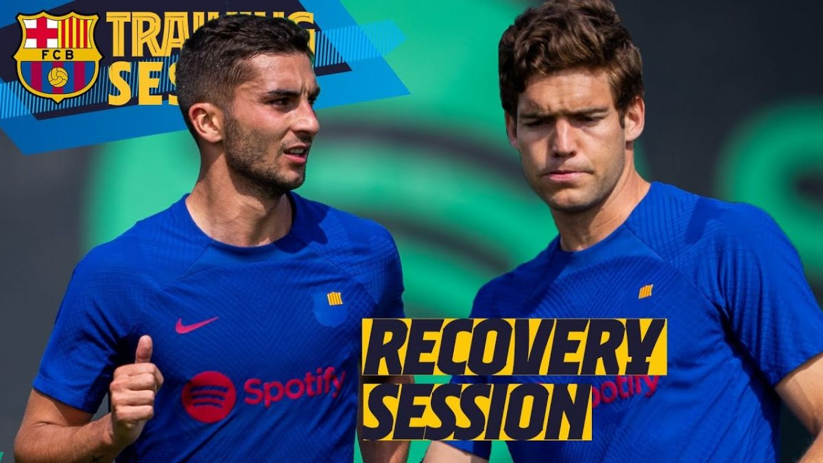 تمرین بارسلونا برای تقابل با ختافه